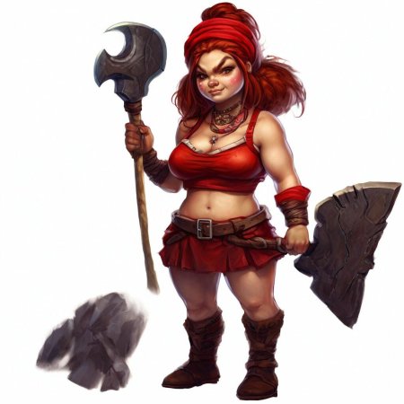 Полурослик варвар