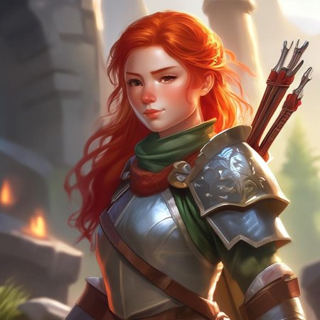 Девушка паладин