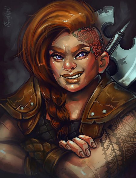 Холмовой Дварф женщина