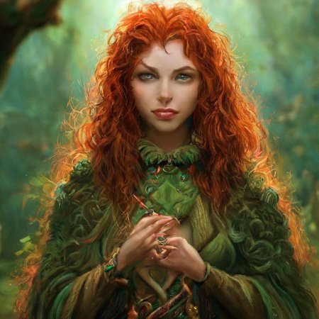 Женщина с рыжими волосами