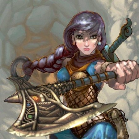 Холмовой Дварф женщина