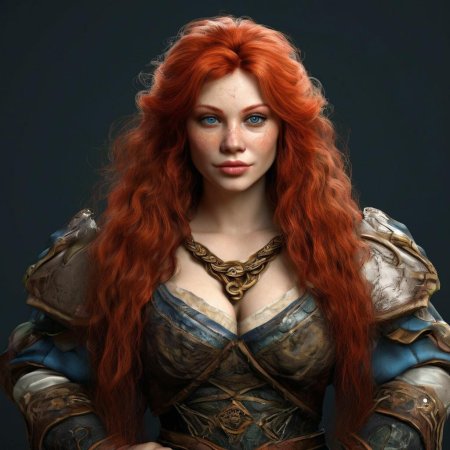 Рыжая женщина