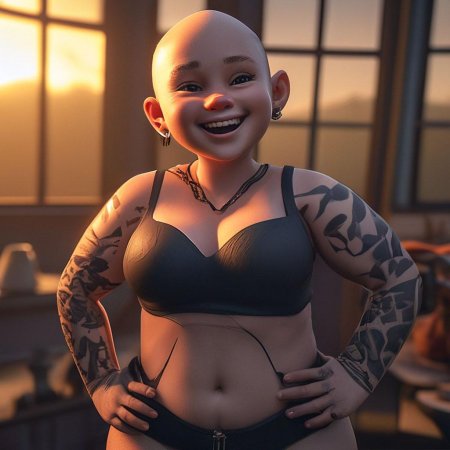 Девушка карлик