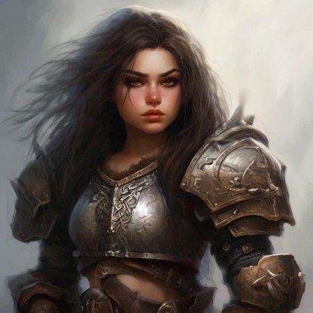 Фэнтези девушка воин