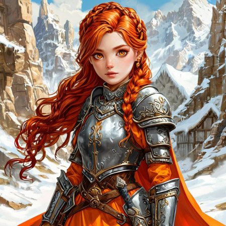 Рыжая волосы