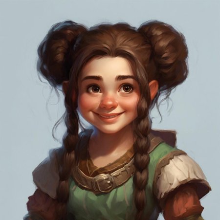 Девушка гном