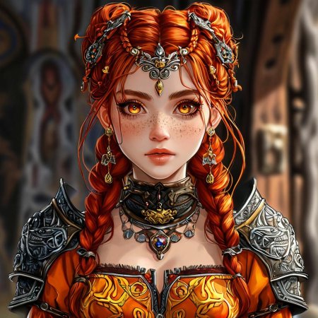 Рыжая эльфийка