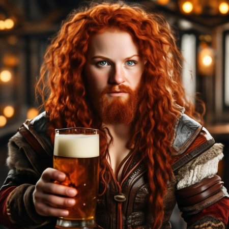 Рыжеволосая женщина