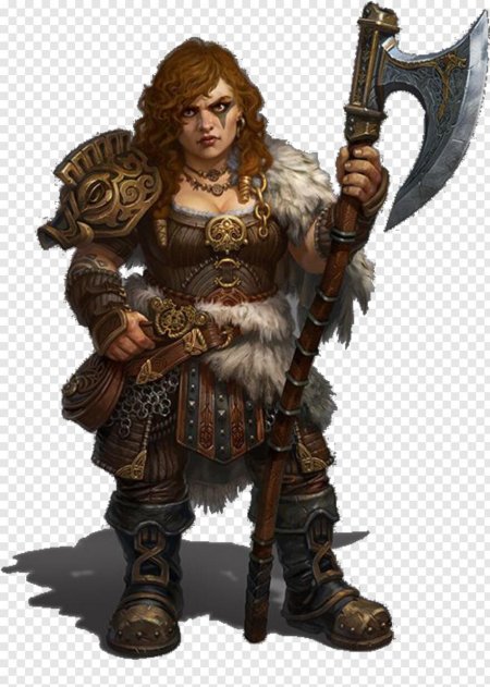 Дварф воин Pathfinder