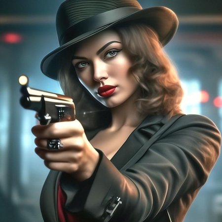 Девушка гангстер