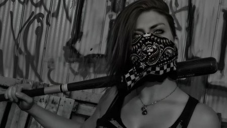 Фотосессия с битой