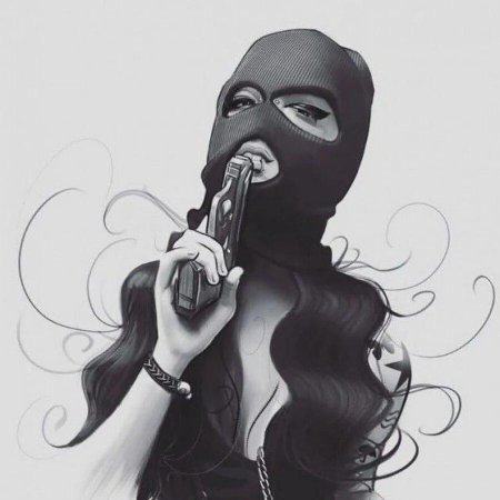 Девушка гангста