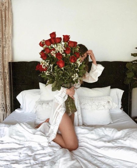 Фотосессия в спальне