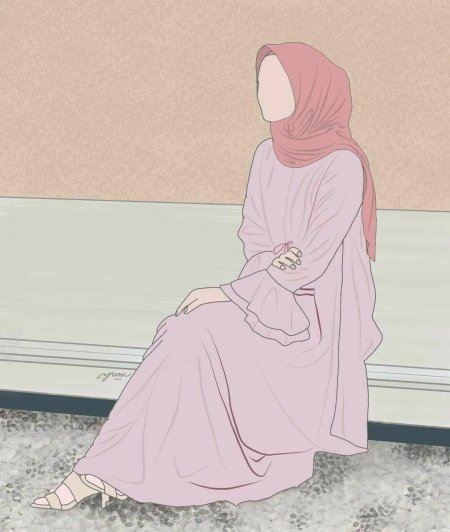 Муслим аниме никаб