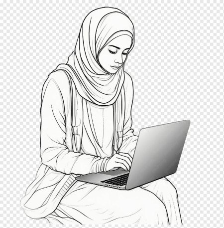 Прозрачный хиджаб