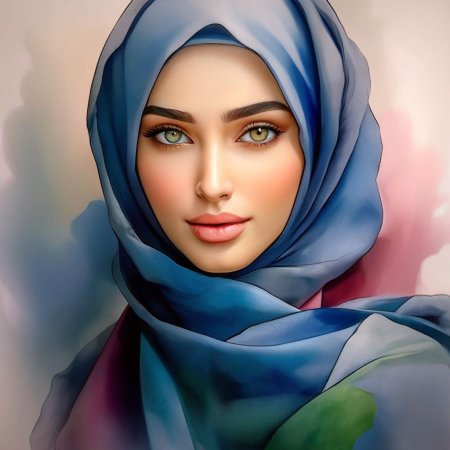 Красивая девушка мусульманка