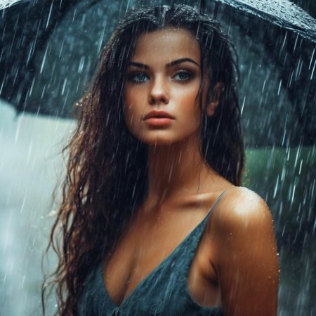 Фотосессия под дождем