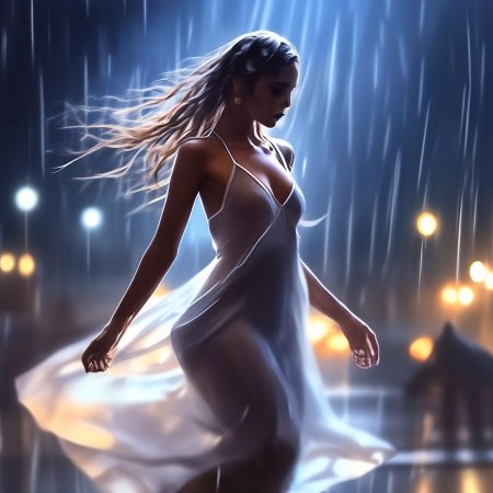 Красивые женщины в прозрачных платьях