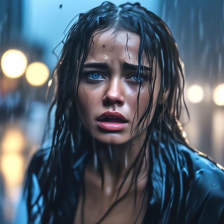 Мокрые волосы