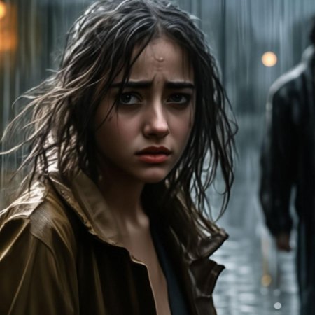 Плачет девушка