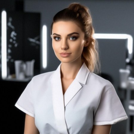 Красивая девушка доктор