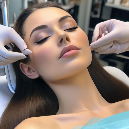 Девушка у косметолога