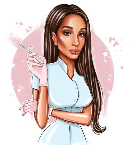 Косметолог иллюстрация