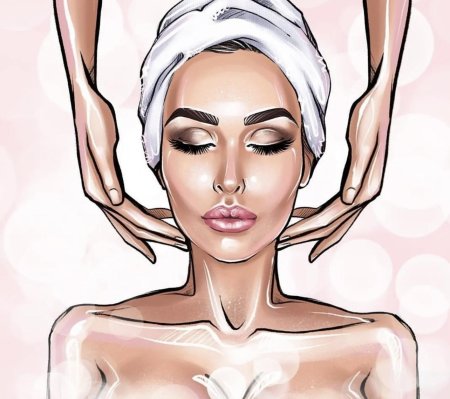 Косметолог иллюстрация