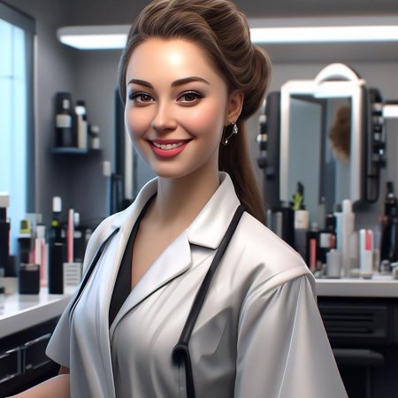 Красивые девушки в медицинских халатах