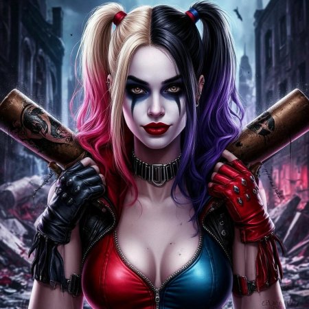 Harley quinn art