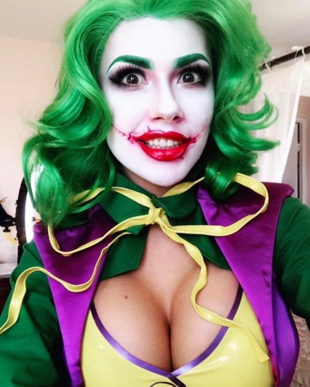 Вероника Рэй косплей Джокера