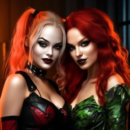 Харли квинн и ядовитый плющ