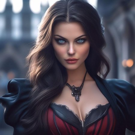 Вампирша красивая