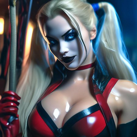 Харли квинн грудь