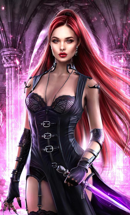 Фэнтези девушки воительницы