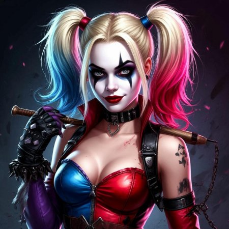 Харли квинн арты