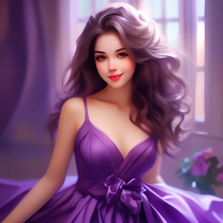 В красивом платье