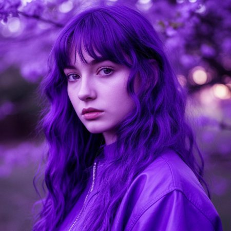 Фиолетовая цвет