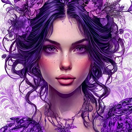 Графика девушка