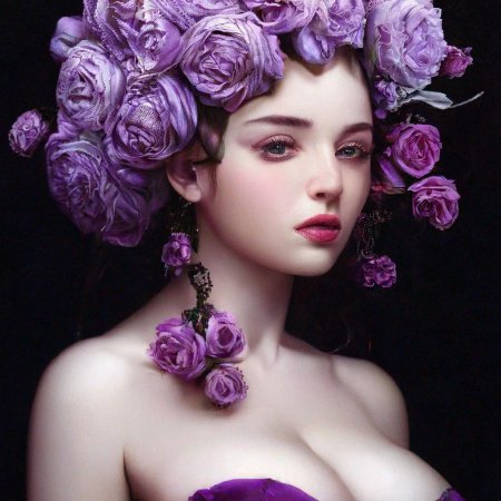 Фиолетовые цветы эстетика