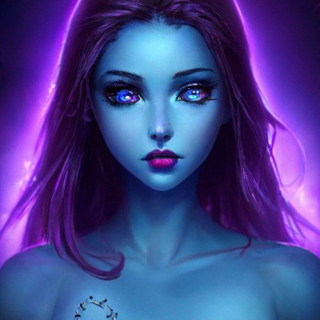 Фиолетовые глаза