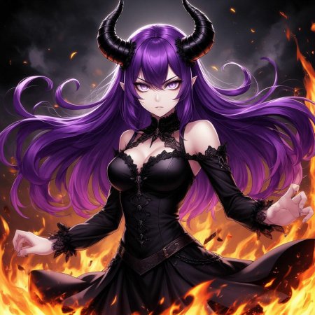 Девушки демоны аниме