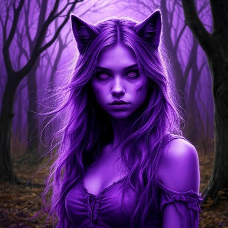 Волк девушка