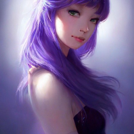 Светло фиолетовые волосы