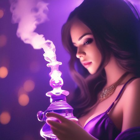 Кальян с дымом