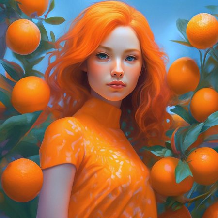 Девочка с апельсинами