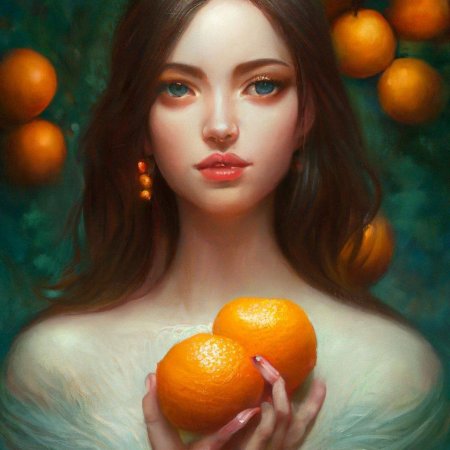 Девочка с апельсинами