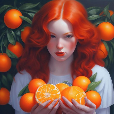 Девочка с апельсинами