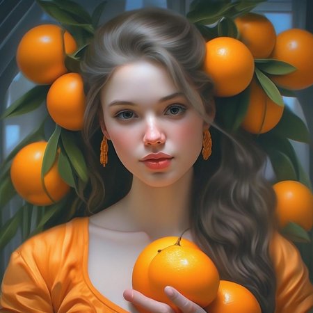 Девочка с апельсинами