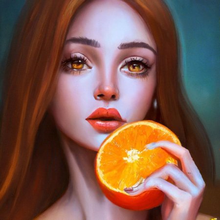 Девочка с апельсинами